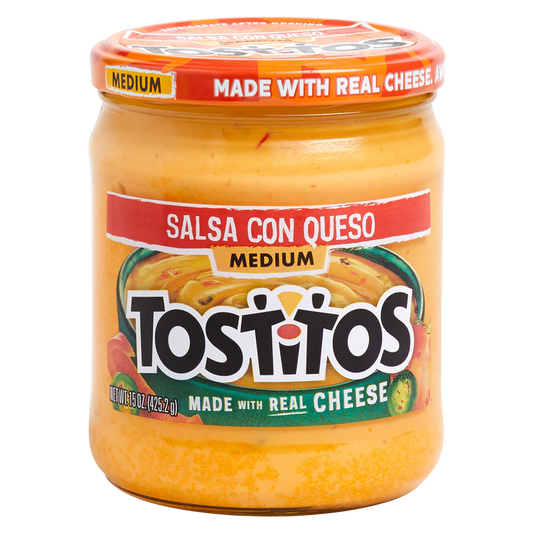 Tostitos Medium Salsa con Queso Dip 15oz