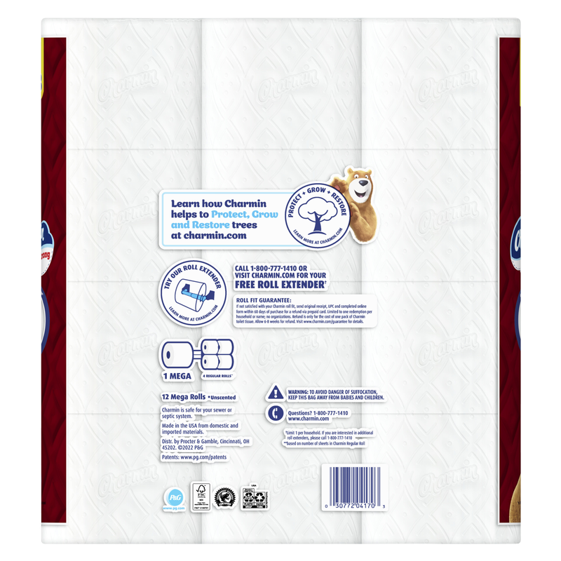 Charmin Ultra Strong Toilet Paper Mega Rolls 12ct