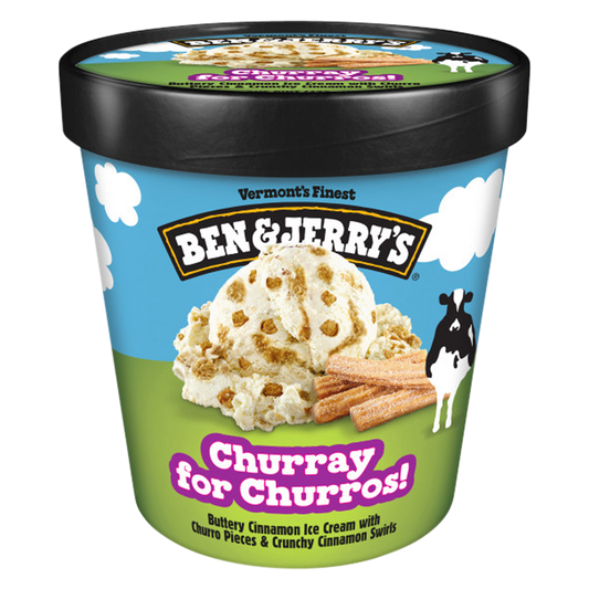 Ben & Jerry's Churray for Churros Ice Cream Pint