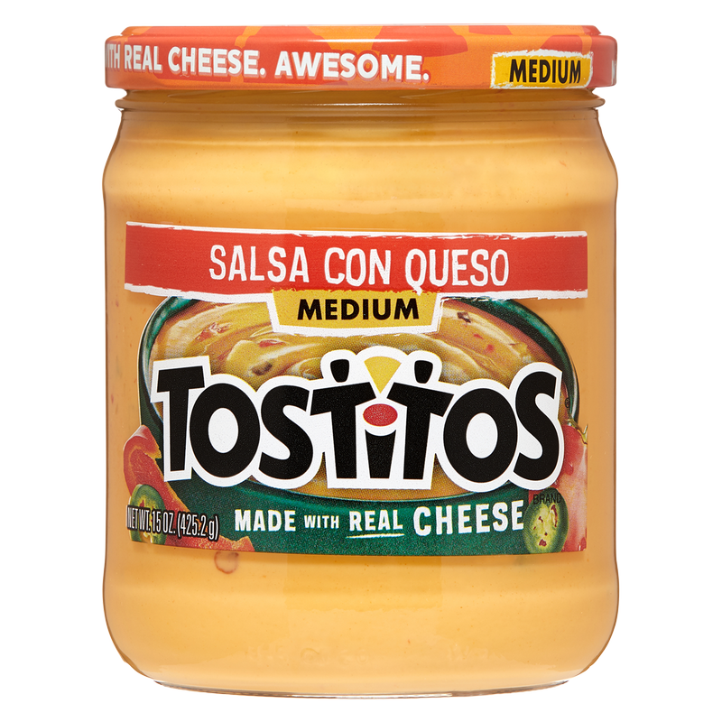 Tostitos Medium Salsa con Queso Dip 15oz