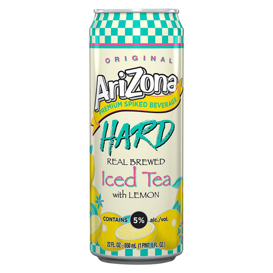 Arizona Hard Lemon Tea Single 22oz Can 5% ABV