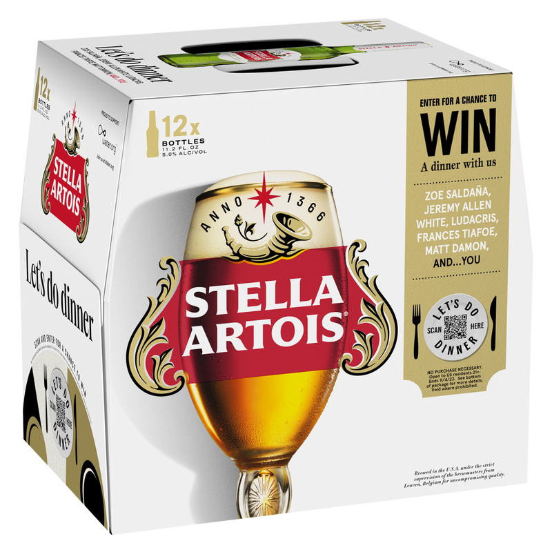 Stella Artois 12pk 11.2oz Btl 5.0% ABV