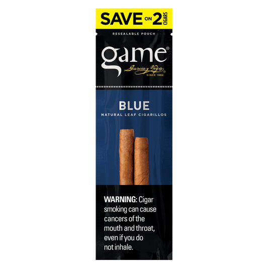 Game Blue Foil Fresh Cigarillos 2ct