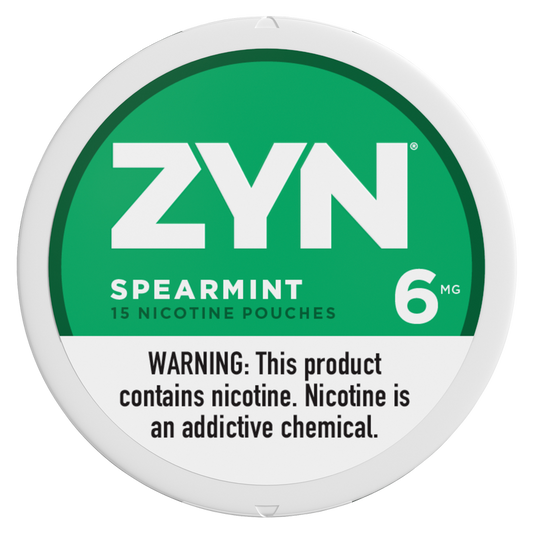 ZYN Nicotine Pouches Spearmint 6mg 15ct