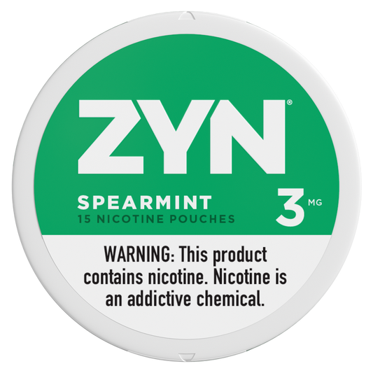 ZYN Nicotine Pouches Spearmint 3mg Tin