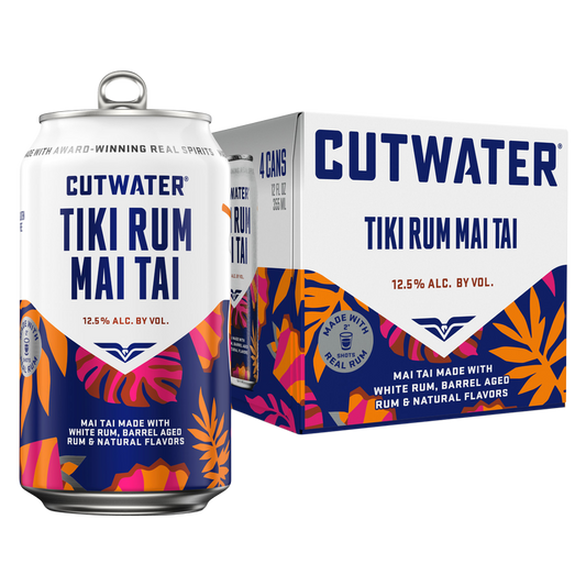 Cutwater Mai Tai Rum 4pk 12oz Can 12.5% ABV