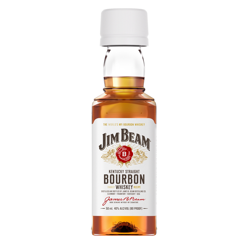 Jim Beam Bourbon Whiskey 50ml (80 Proof)