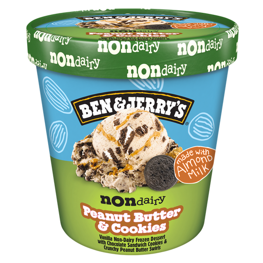 Ben & Jerry's Non-Dairy P.B. & Cookies Pint Dessert Pint