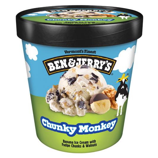 Ben & Jerry's Chunky Monkey Ice Cream Pint