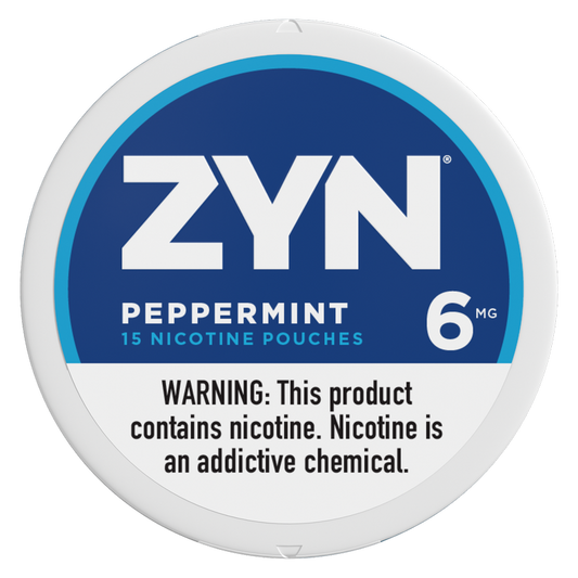 ZYN Nicotine Pouches Peppermint 6mg Tin