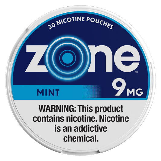 ZONE Nicotine Pouches Mint 20ct 9mg