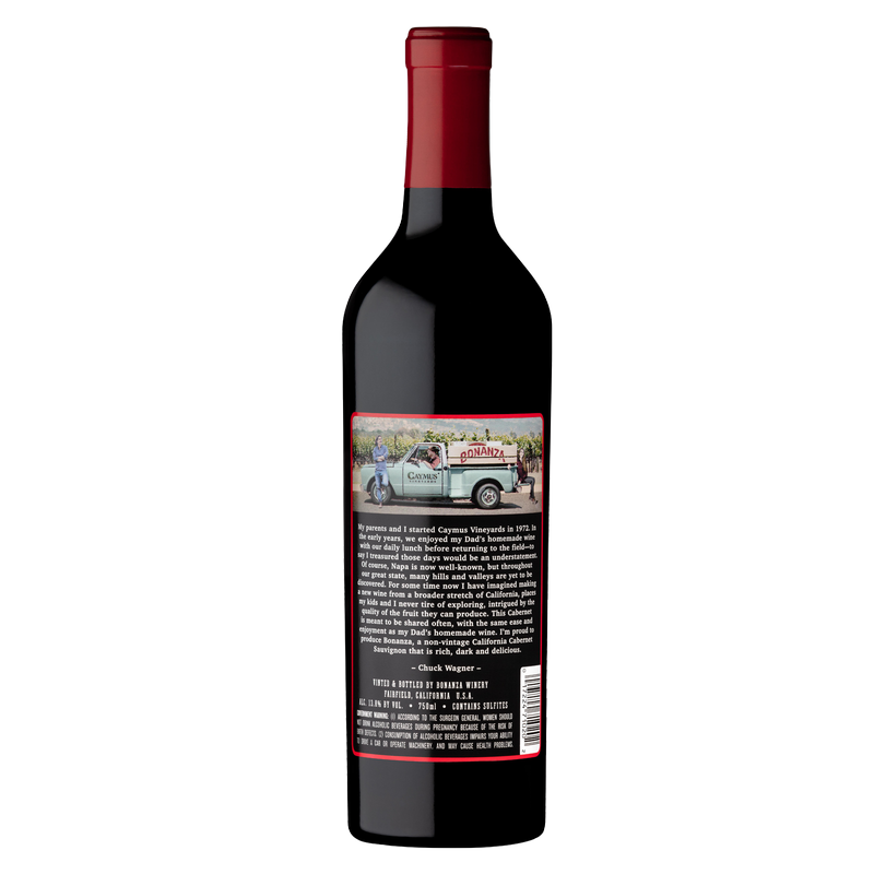 Bonanza Cabernet Sauvignon 750ml 13.8% ABV