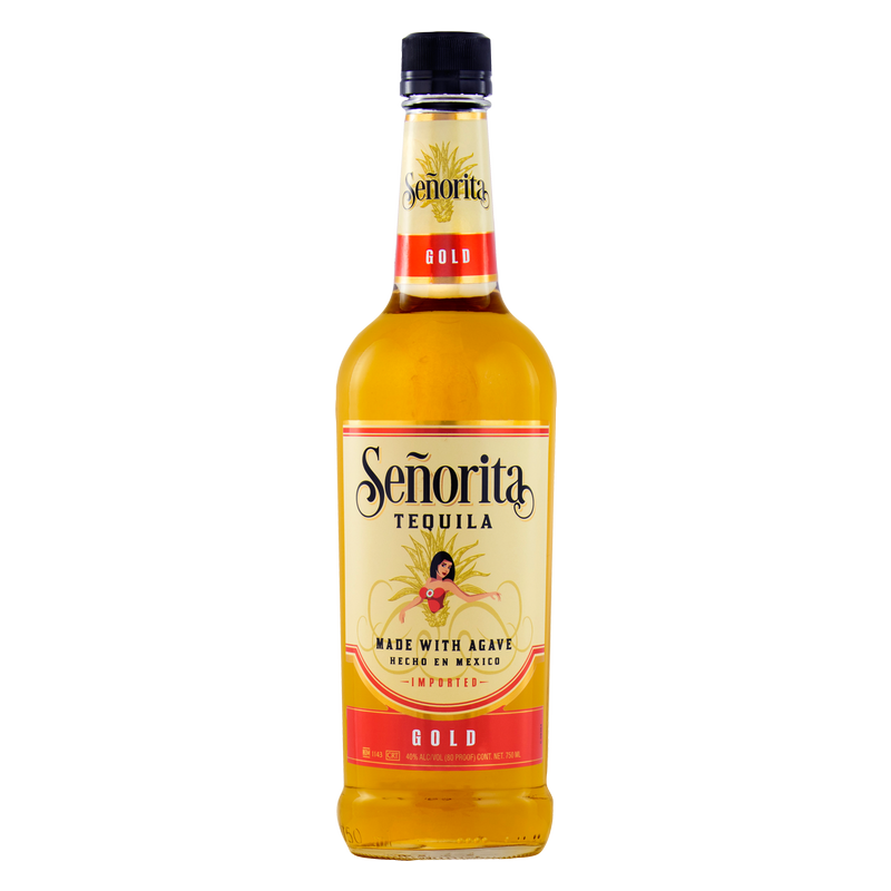 Senorita Gold Tequila 750ml (80 Proof)