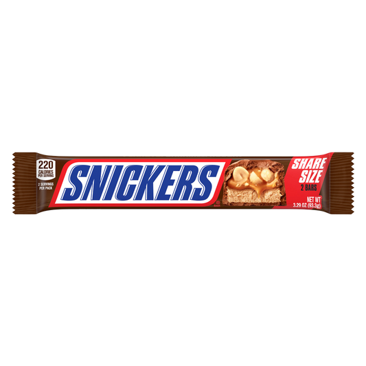 Snickers Candy Bar King Size 3.29oz