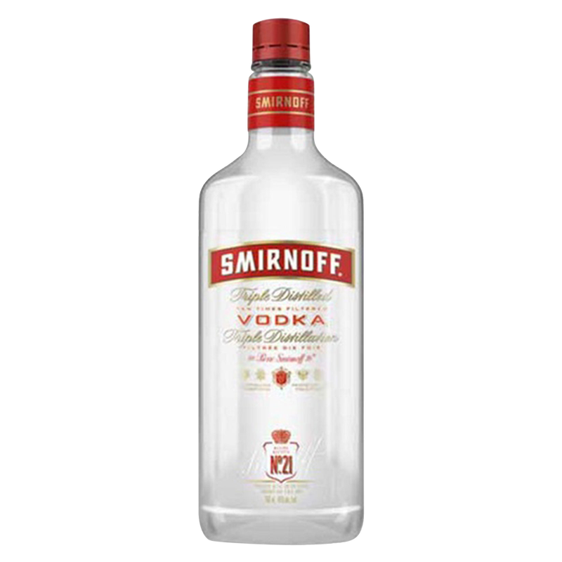 Smirnoff Vodka Plastic 1.75L (80 Proof)