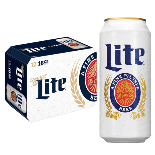 Miller Lite 12pk 16oz Can 4.2% ABV