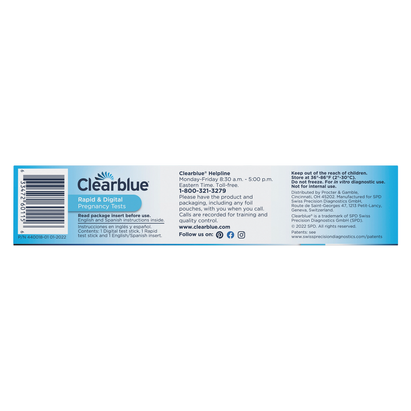 Clearblue Pregnancy Test Combo Pack 2ct