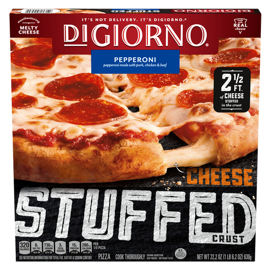 DiGiorno Frozen Cheese Stuffed Crust Pepperoni Pizza, 22.2oz