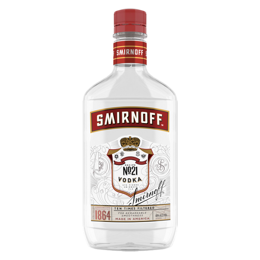 Smirnoff Vodka 375ml PET (80 Proof)