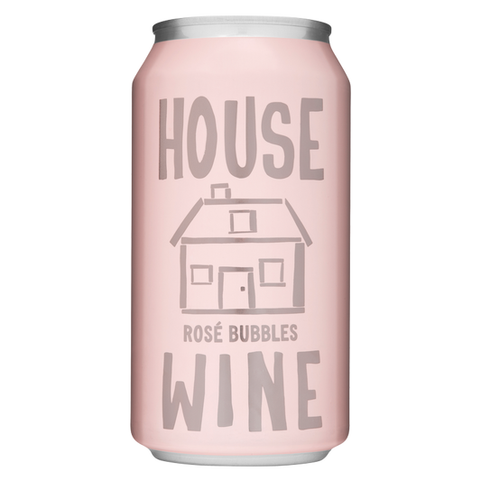 House Wine Rose Bubbles 355ml Can