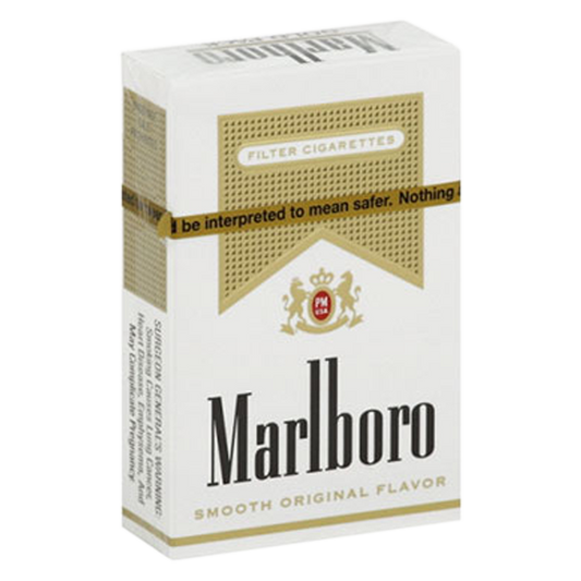 Marlboro Gold Cigarettes 20ct Box 1ct