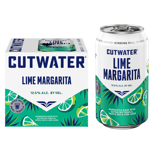 Cutwater Tequila Lime Margarita 4pk 12oz Cans 12.5% AB