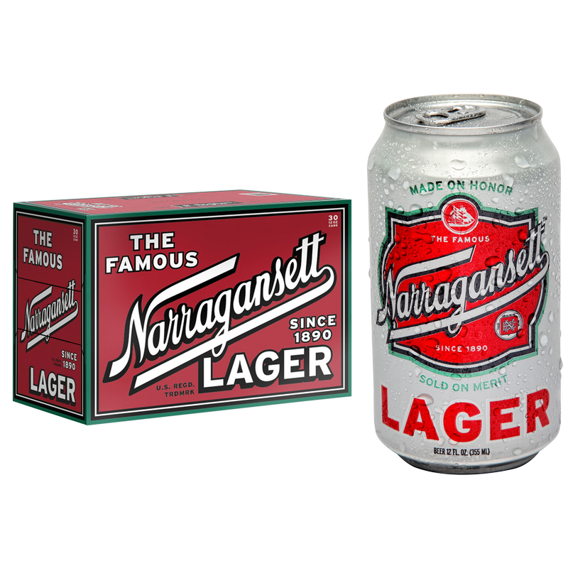 Narragansett Lager 30pk 12oz Can 5.0% ABV