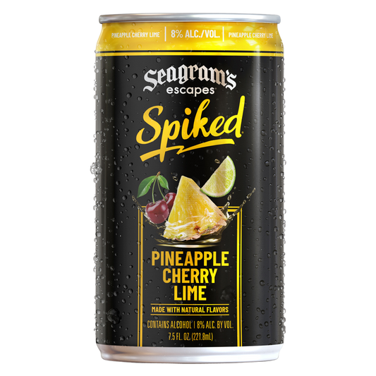 Seagram's Escapes Spiked Pineapple Cherry Lime Single 7.5oz Can 8% ABV