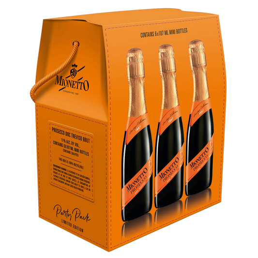 Mionetto Brut Party 6pk 187ml 10.5% ABV