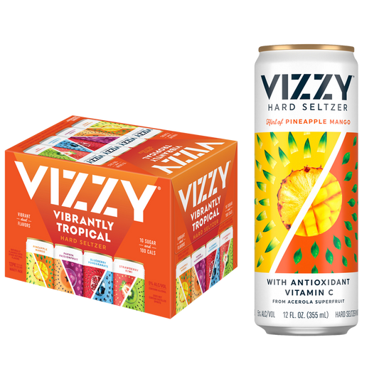 Vizzy Tropical Hard Seltzer Variety 12pk 12oz Can 5.0% ABV