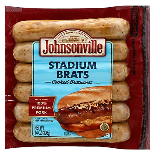 Johnsonville Stadium Bratwursts - 6ct/14oz