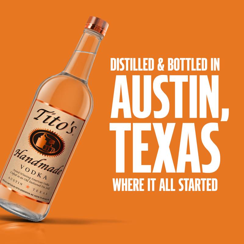 Tito's Handmade Vodka 375ml (80 Proof)