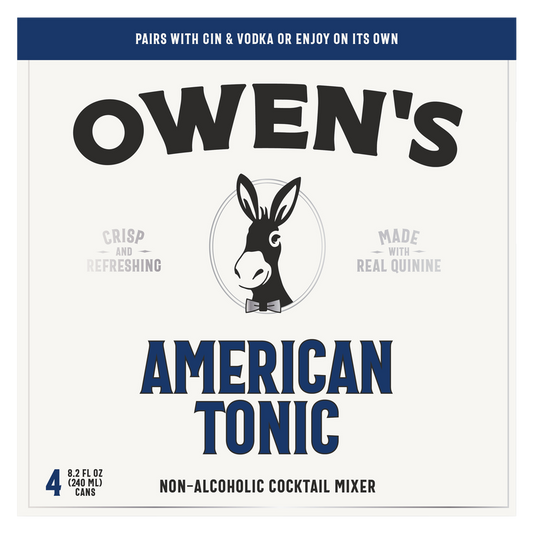 Owen's American Tonic 250ml 4pk Cans