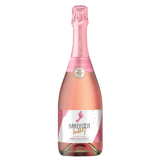 Barefoot Bubbly Pink Moscato Champagne 750ml