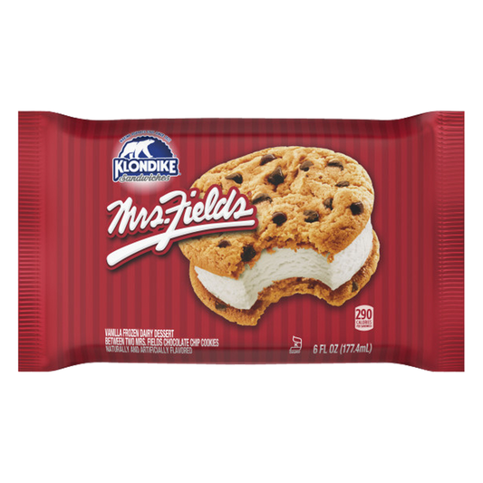 Klondike Mrs. Fields Cookie Ice Cream Sandwich 1ct