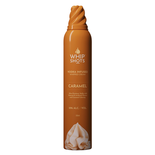 Whipshots Caramel Vodka Infused Whipped Cream 200ml 10% ABV