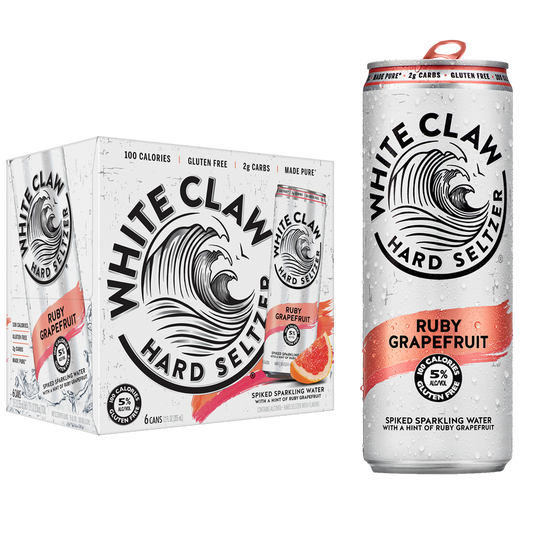 White Claw Seltzer Grapefruit 6pk 12oz Can 5.0% ABV