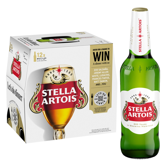 Stella Artois 12pk 11.2oz Btl 5.0% ABV