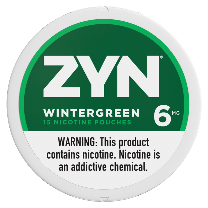 ZYN Nicotine Pouches Wintergreen 6mg Tin