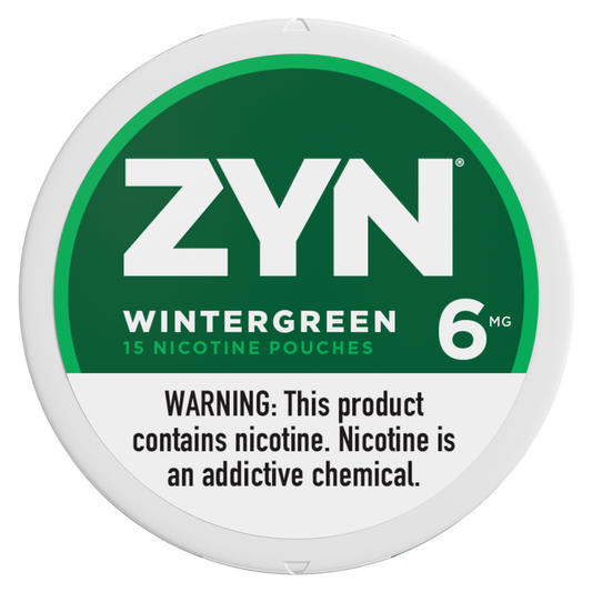 ZYN Nicotine Pouches Wintergreen 6mg Tin