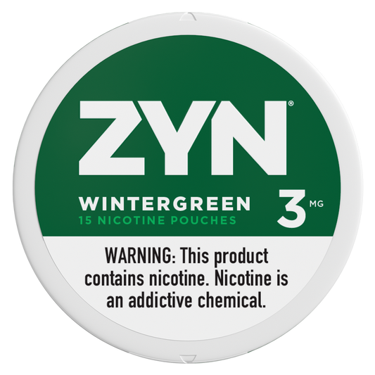 ZYN Nicotine Pouches Wintergreen 3mg Tin