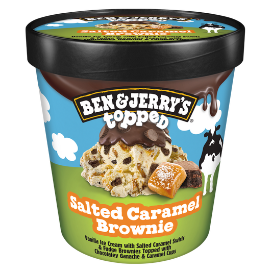 Ben & Jerry's Topped Salted Caramel Brownie Ice Cream Pint