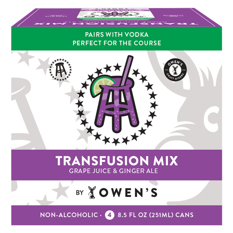 Owen's Transfusion 4pk 250ml Can