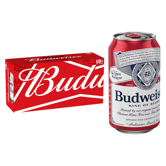 Budweiser 18pk 12oz Can 5.0% ABV