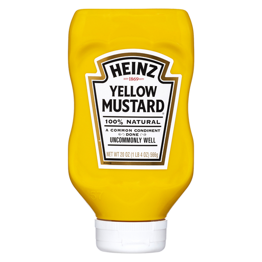 Heinz 100% Natural Yellow Mustard 20oz