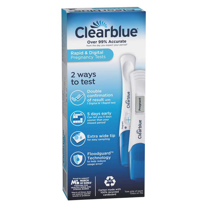 Clearblue Pregnancy Test Combo Pack 2ct
