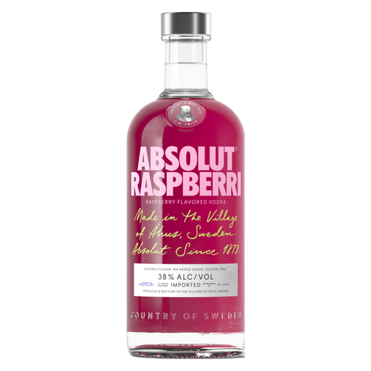 Absolut Raspberri Vodka 750ml