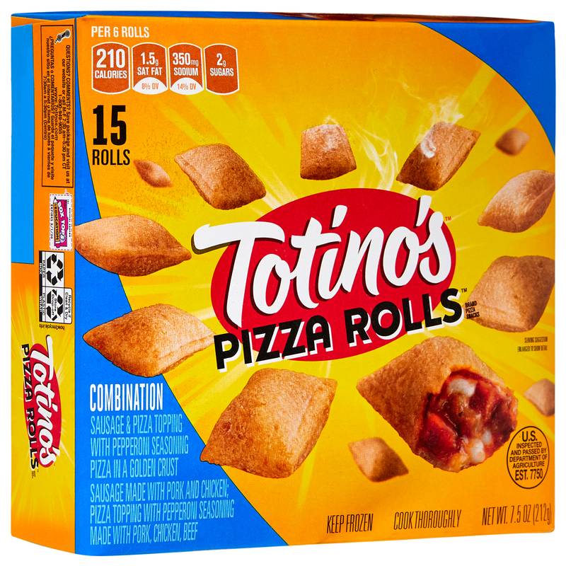 Totino's Frozen Combination Pizza Rolls 15ct 7.5oz