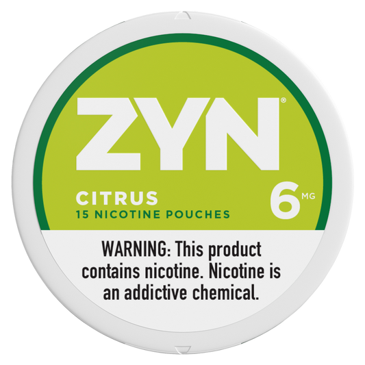 ZYN Nicotine Pouches Citrus 6mg 15ct