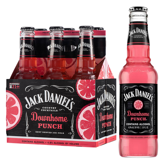 Jack Daniels Downhome Punch Cocktail 6pk 10oz Btl 5.0% ABV